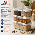 Marovixa™ FreshLock Modular Pantry Stack System